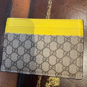 Authentic Gucci card holder